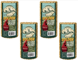 Golden Safflower Feast Small Seed Cylinder 25 oz. 4-Pack  