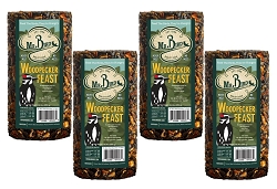 Woodpecker Feast Small Seed Cylinder 30 oz. 4-Pack 