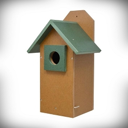Recycled Poly Bluebird House Green/Driftwood