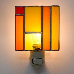 Stained Glass Nightlight Desert Glow