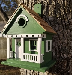 Cannabis Cottage Bird House