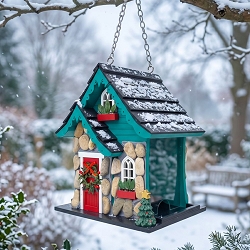 Charlevoix Stone Christmas Feeder
