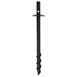 Corkscrew In-Ground Pole Base
