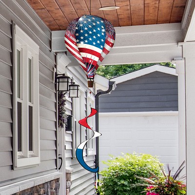 Stars & Stripes Deluxe Hot Air Balloon Wind Twister 