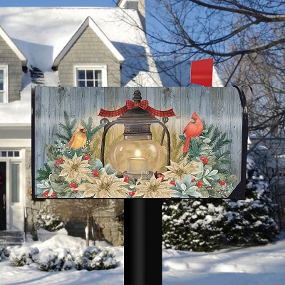 Briarwood Lane Warm Winter Candle Mailbox Cover 