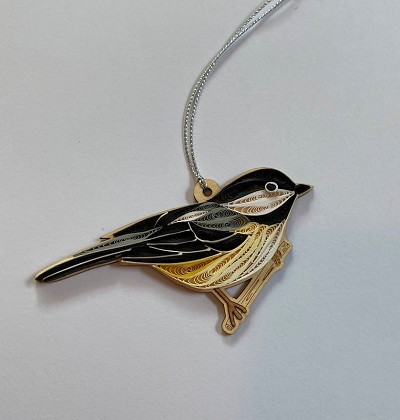 Chickadee Quilled Ornament 
