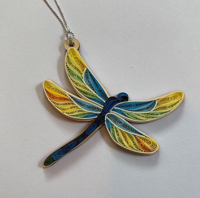 Dragonfly Quilled Ornament 
