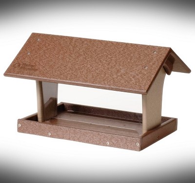 Amish Recycled Poly Hopper Bird Feeder 