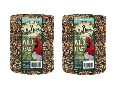 Wild Bird Feast Seed Cylinder Large 64 oz. 2-Pack 