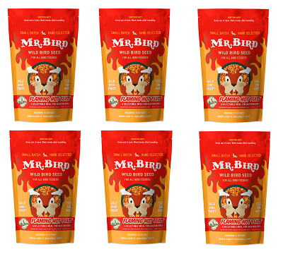 Mr. Bird Flaming Hot Feast Premium Bird Seed 2 lb. Bag 6/Pack 