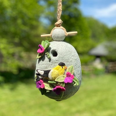 Wild Woolies Sweetpea Goldfinch Felt Birdhouse 