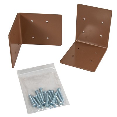 4x8 Extra Large Post Mounting Flange with Screws 