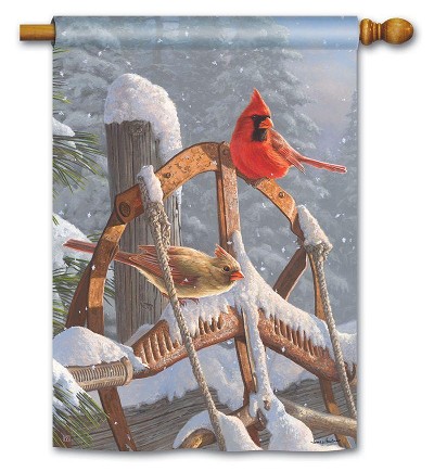 Fresh Snow House Flag 
