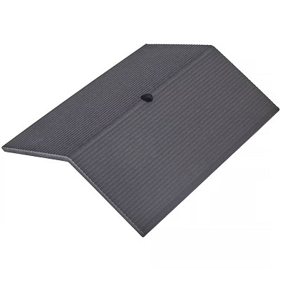 Recycled Poly Roof Tray Topper with Flange Black 