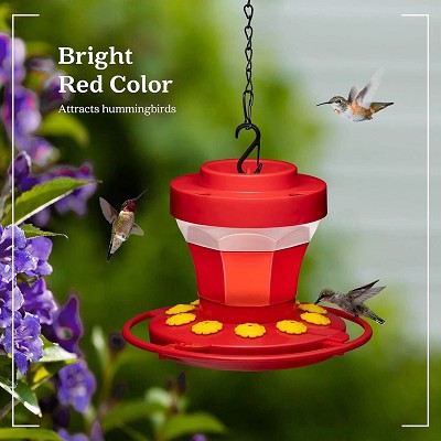 Hummingbird Flower Feeder 16 oz. 10-Port Set of 2 