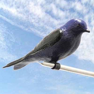 Purple Martin Decoy with Mount Set of 2 
