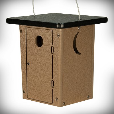 Recycled Poly Outhouse Wren House 