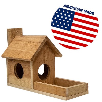 Cedar Squirrel Feeder 
