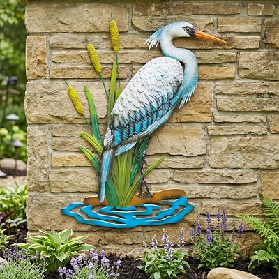 Heron Wall Decor 32" 
