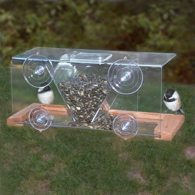 Clear View Deluxe 13" Window Hopper Feeder 