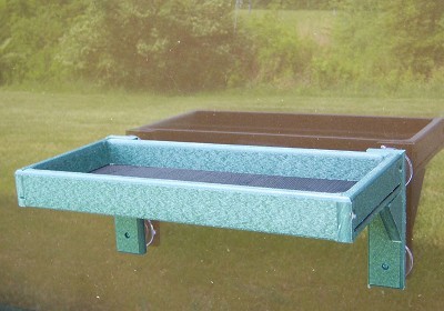 Recycled Plastic Window Platform Feeder Green 