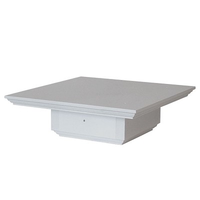 Universal PVC 4x4 Post Adapter White 