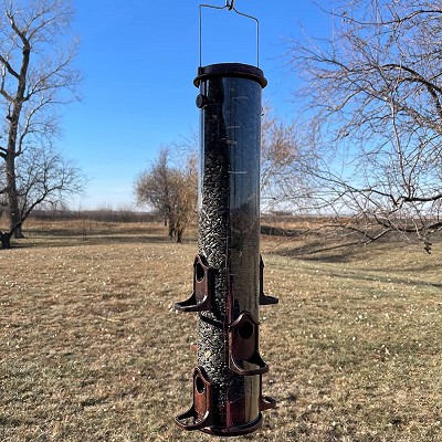 Select Mammoth Seed Tube Feeder Antique Copper 