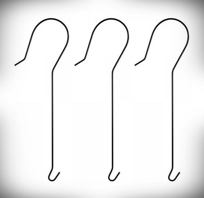 Birding Essentals Branch Hook Black 24" 3/Pack 