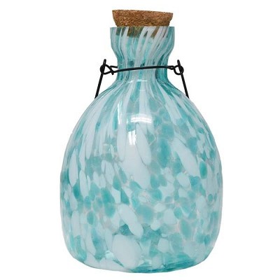 Glass Wasp Trap Blue and White 