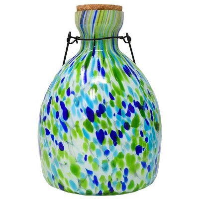 Glass Wasp Trap Blue and Green 