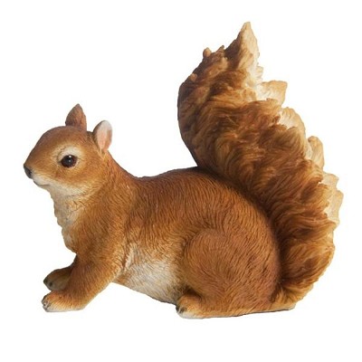 True To Nature Walking Squirrel Resin Statue Small 