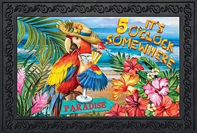 Briarwood Lane 5 O' Clock Paradise Doormat 