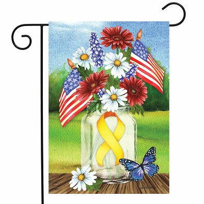 Briarwood Lane Support Our Troops Garden Flag 