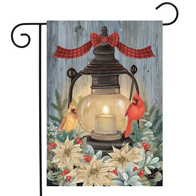 Briarwood Lane Warm Winter Candle Garden Flag 