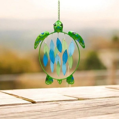 Sea Turtle Glass Wind Chime Small 