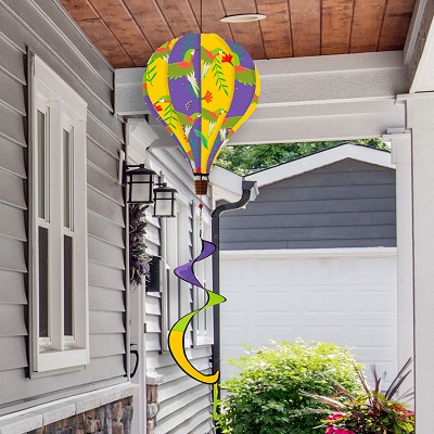 Hummingbirds Deluxe Hot Air Balloon Wind Twister 