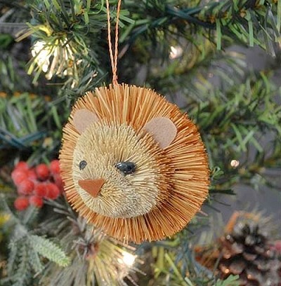 Brushart Lion Bauble Ornament 