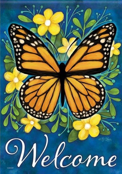 Flag Trends Monarch Morning Garden Flag 