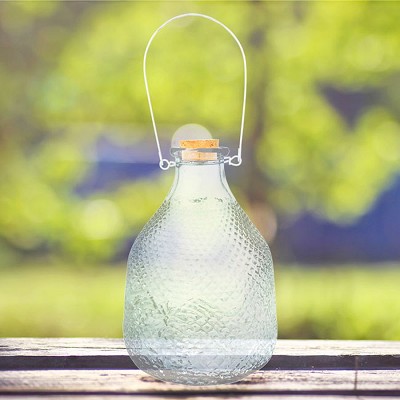 Hobnail Glass Wasp Trap Set of 2 