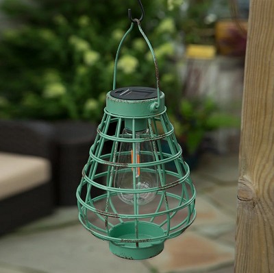 Nantucket Edi-Sol Solar Lantern Verdigris 
