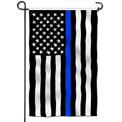 Briarwood Lane Thin Blue Line Embroidered Garden Flag 