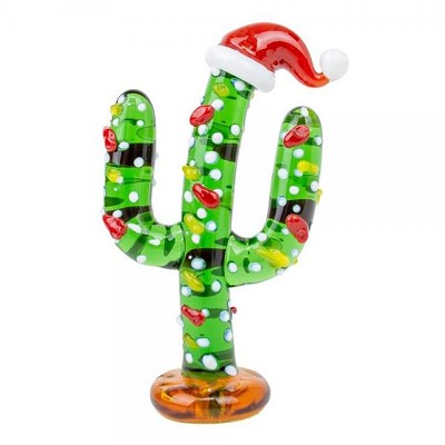 Milano Art Glass Christmas Cactus 