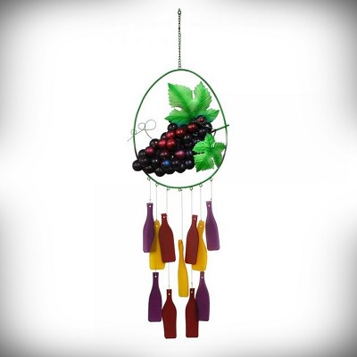 Grapevine and Bottles Wind Chime 