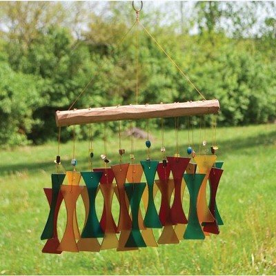 Santa Fe Beaded Cast-Off Glass Windchime 