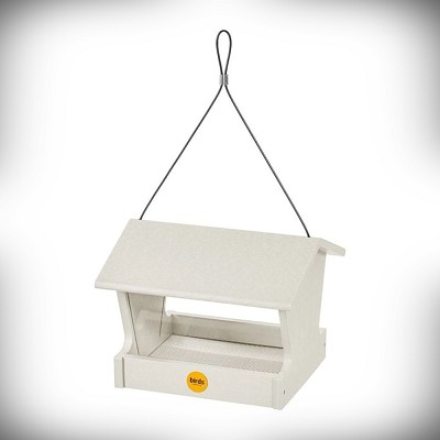 Color Pop Recycled Plastic Hopper Bird Feeder Sea Salt 