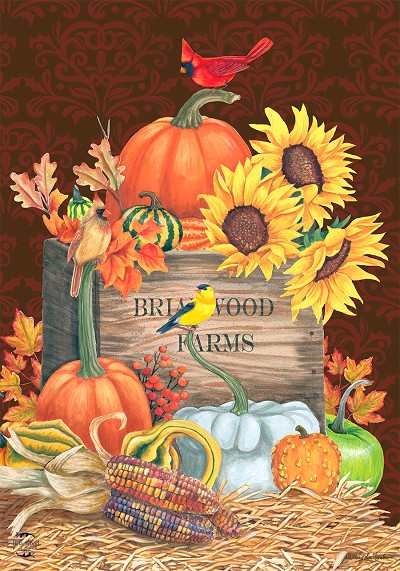 Briarwood Lane Briarwood Farms House Flag 