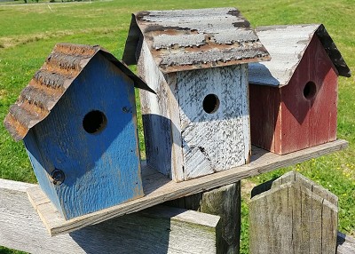 Bird In Hand Union Birdhouse Trio 