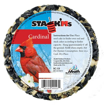 Stack'Ms Seed Cake Cardinal 6/Pack 