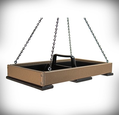 Recycled Poly Window Platform Feeder Large Tan 