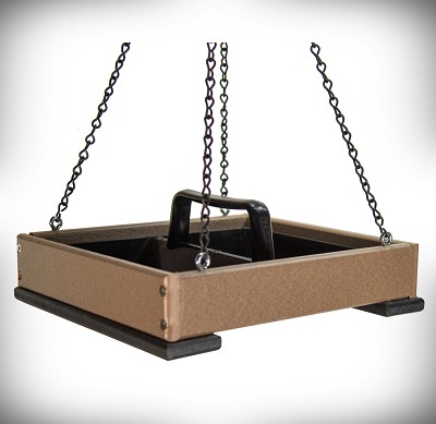 Recycled Poly Window Platform Feeder Medium Tan 